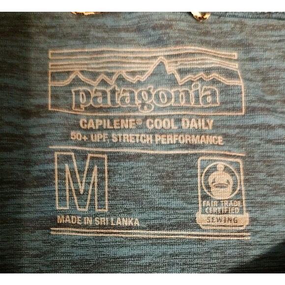 Men's PATAGONIA Capilene Cool Daily Graphic Outdoor T-Shirt - Medium - Picture 3 of 4
